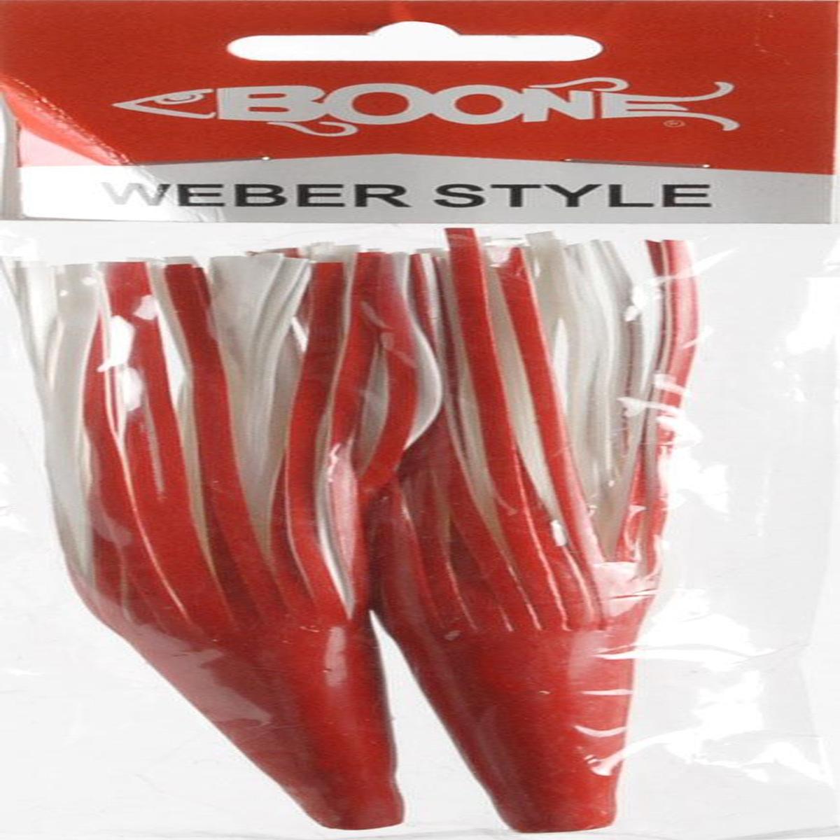 Pink Pack of 5 Boone 14182 4 1/2-Inch Squid Skirt Blue and White Finish Pink Pack of 5 Boone 14182 4 1/2-Inch Squid Skirt Blue and White Finish