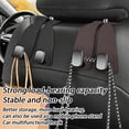 thumbnail image 4 of Universal Car Headrest Hook, Back Seat Purse Hanger for Handbags, Grocery Bags, Jackets, Automotive Interior Accessory, Tidy Storage Clip for Road Trips & Commuting, Sturdy Storage Solution, 4 of 8