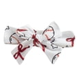 thumbnail image 5 of JUMEYU Newborn Girl Clothes Set Baby Girls Shorts Set Short Sleeve Letters Print Romper Shorts with Hairband Outfit 0 3 6 9 12 18 24 Months (Red,3-6 Months), 5 of 7