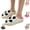 White, variant on YOUYEDIAN Halloween Winter House Slippers for Women Plush Indoor Outdoor Warm Non-Slip Slippers Cozy Bedroom Fleece Shoes