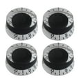 thumbnail image 3 of 4 Unids Set Perillas de Control de Guitarra Eléctrica shamjiam Negro 6 Mm Perillas de control de guitarra eléctrica, 3 of 6