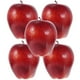 thumbnail image 4 of 5pcs artificial rojo delicioso manzanas decoraciones realistas falsas de manzana roja falsa deliciosa, 4 of 5