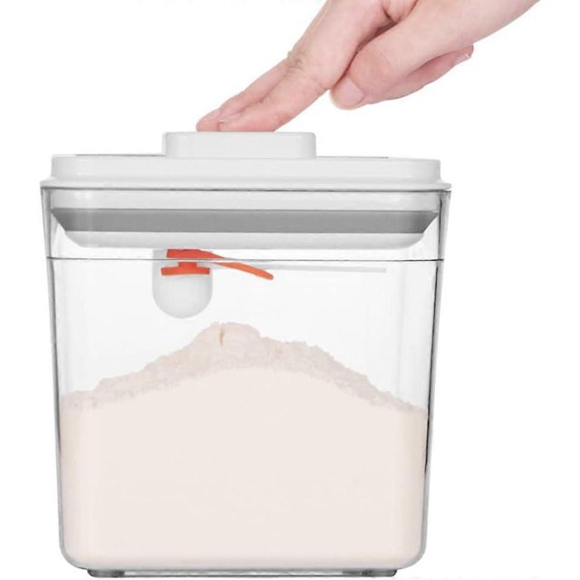 ZHAOCHENG Dispensadores de leche en polvo Tanque sellado de gran capacidad Recipiente para leche en polvo Caja hermética anti-UV Contenedor portátil para almacenamiento de leche de fórmula para bebés