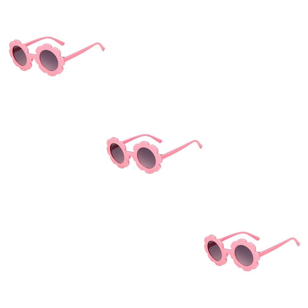 Qarigey Gafas ópticas, gafas de girasol, adorables accesorios de ropa de moda para niños pequeños con marco adecuado, rosa y gris Type1 NO1 Qarigey CBP277786