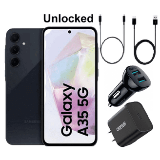 Samsung Galaxy A35 5G Smartphone, 128GB Storage, Unlocked, Navy