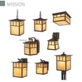 thumbnail image 3 of Vaxcel OF37211BBZ International Mission 12 Po. Lampe de Plafond Extérieure - Bronze Bruni, 3 of 3