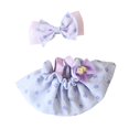thumbnail image 4 of Adorable atuendo para muñeca de peluche, accesorios para muñecas, ropa hecha a mano, reemplazo para muñecas. púrpura, 4 of 9