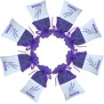 thumbnail image 2 of 50PCS Lavender Sachet Bags Empty Purple Gauze Ribbons Cotton-Ramie Sacks (deep Purple), 2 of 4