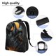 thumbnail image 5 of Balery Full Moon Black Dragon Mochila - Mochila Estilosa y Duradera para Laptop de 15 Pulgadas con Tela Oxford Impermeable, 5 of 8