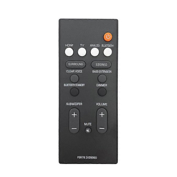 FSR78 ZV28960 para Yamaha Sound Bar Control remoto YAS-106 ATS-1060 YAS-107