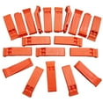 thumbnail image 1 of (50 Pack) Plastic Floating Orange Whistle for Boats, Raft, Marine Emergency, 1 of 1