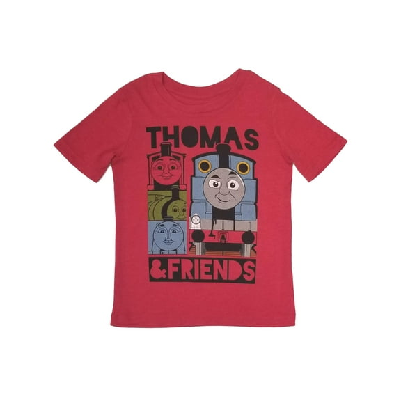 Thomas & Friends Toddler Boys Red Short Sleeve T-Shirt Train Tee Shirt 4T