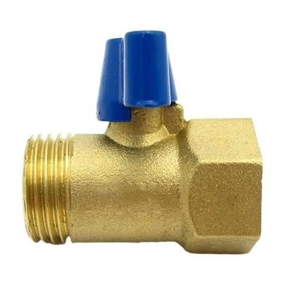 1/2" Mini Ball Valve BSP Female to Male Thread Two Way Brass Shut Off For Water Oil Air