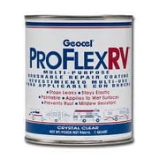 Geocel GC23200 Pro Flex RV Multi-Purpose Brushable Repair Coating - Clear, 1 Quart