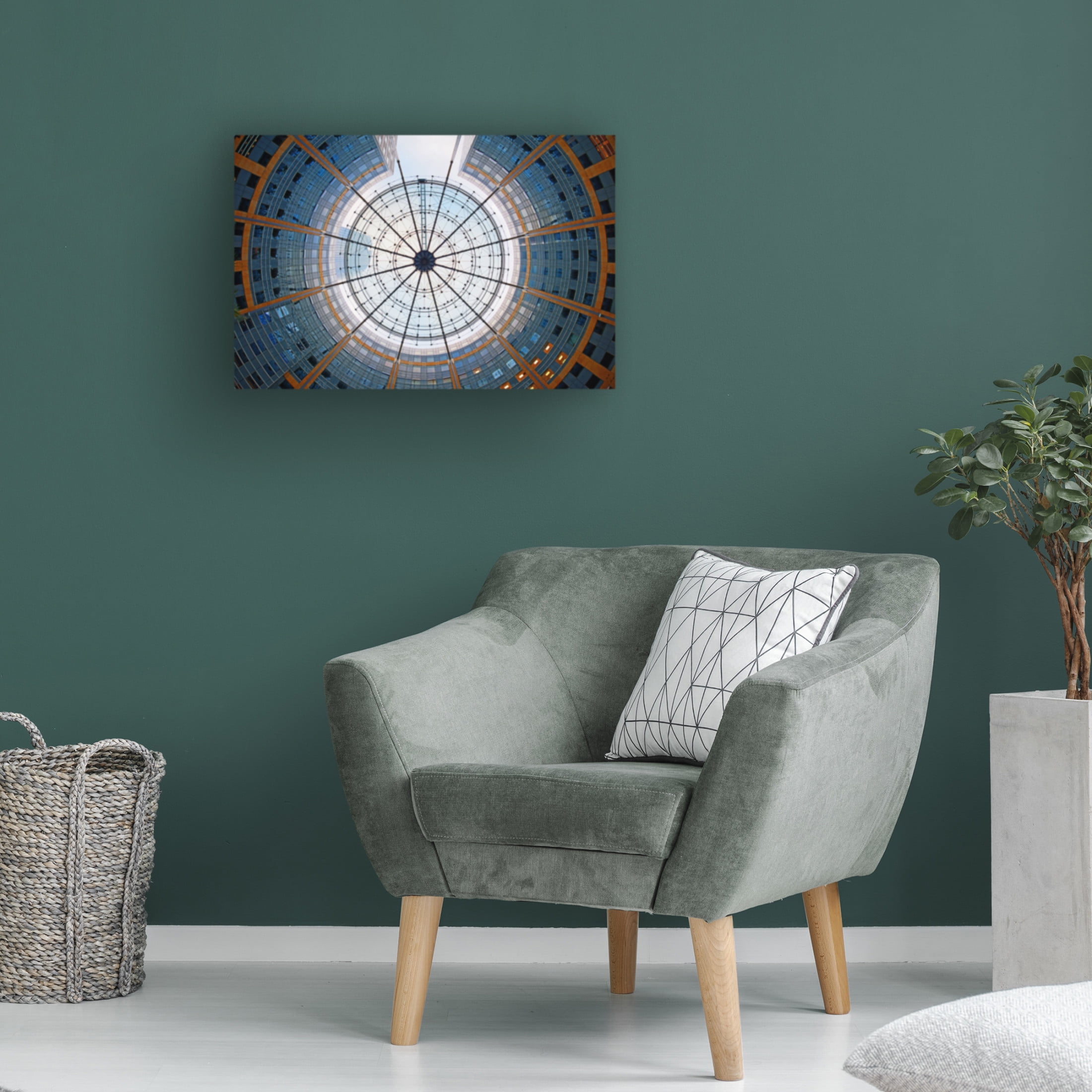 Canvas Wall Art - Martin Fleckenstein 'La Dacfense, Paris' Wall Art for Living Room, Bedroom, or Office Décor by Trademark Fine Art - 19 x 12 Inches