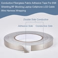 thumbnail image 6 of 50m*15mm Faraday Cloth Tape Double Conductive Fiberglass Fabric Adhesive Tape for EMI Shielding RF Blocking Laptop Cellphone LCD Cable Wire Harness Wrapping Beige, 6 of 9