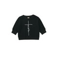 thumbnail image 1 of Qmyliery Baby Pullover, Flower/ Rainbow/ Letter Print Round Neck Long Sleeve Tops Autumn Outfit, 0-3 Years, 1 of 8