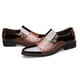 thumbnail image 1 of Zapatos de negocios, zapatos de vestir para hombres, calzado informal, zapatos bajos, mocasines, punta redonda, zapatos formales para hombres, zapatos Marrón 40 Fernando Mocasines de vestir para hombres, 1 of 8
