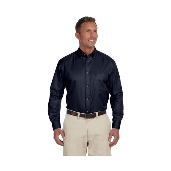 Men's Twill Shirt With Stain-Release, Style M500