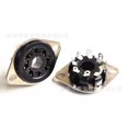 thumbnail image 1 of 5pcs Professional Bakelite Tube Socket 8pin Tube Socket Base Replacement For Valve Amplifiers Amplifiers Diy Parts Compatible for KT88 6550 6SN7 EL34 6V6, 1 of 5