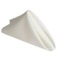 thumbnail image 2 of Balsa Circle 50 Pieces 17" Ivory Polyester Luncheon Napkins Wedding, 2 of 4