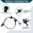 thumbnail image 4 of Unique Bargains No.22775301 ABS Wheel Speed Sensor for Cadillac Escalade 2015-2017 Rear Left Right ABS Sensor Anti-lock Braking System Sensor 1 Pcs, 4 of 7
