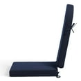 thumbnail image 3 of WestinTrends Adirondack Chair Cushion, Weather Resistant Patio Rocking Chair Cushion High Back, Navy Blue, 3 of 15