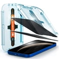 thumbnail image 1 of Protector de pantalla Spigen Glastr EZ FIT Privacy para iPhone 12, paquete de 2, 1 of 8