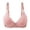 Pink, variant on Womens Front Closure Yoga Bra with Lace Trim Seamless Comfort for Movement Sleep and Daily Wear Adjustable Support
