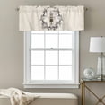 thumbnail image 3 of SWEET HONEY BEES Valance Curtain Bees Farmhouse Retro Texture Window Valances Rod Pocket Short Curtains Window Treatments for Kitchen Bedroom Bathroom Laundry 42" x 12", 3 of 9
