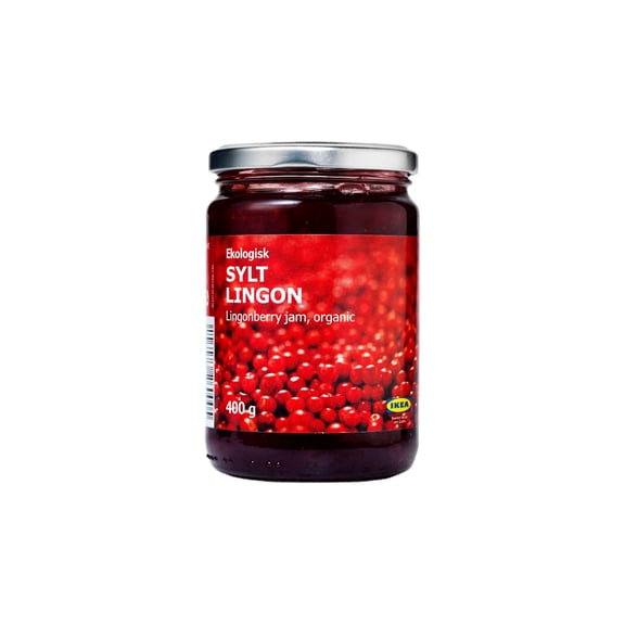 IKEA Sylt Lingon Lingonberry Organic Jam 14.1 oz (Super Fruit)