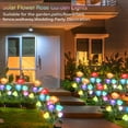 thumbnail image 5 of 10 LED 7-Color Changing Solar Rose Flower Lights Garden Decorations Outdoor Waterproof Decorative Stake Lights for Patio Pathway Yard Lawn Decor(2 PCS Blue), 5 of 15