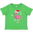 thumbnail image 3 of Inktastic Christmas Holiday Cute Flamingo Girls Toddler T-Shirt, 3 of 5