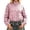 Pink, variant on Retro Polka Dot Stand Collar Jacket for Women, Drawstring Hem, Long Sleeve Cropped Casual Polyester Outerwear, 1 Piece, S-L