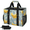 Multicolor 2, variant on Cactus Reusable Grocery Bag 33L Large Foldable Shopping Bag with Detachable Shoulder Strap & Mesh Pockets, for Beach Camping Travel, Southwest Plant