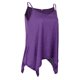 thumbnail image 1 of las mujeres atractivas correa de espagueti tops cuello en v plisada camisola púrpura 3xl Sunnimix tirante de espagueti sin mangas, 1 of 8