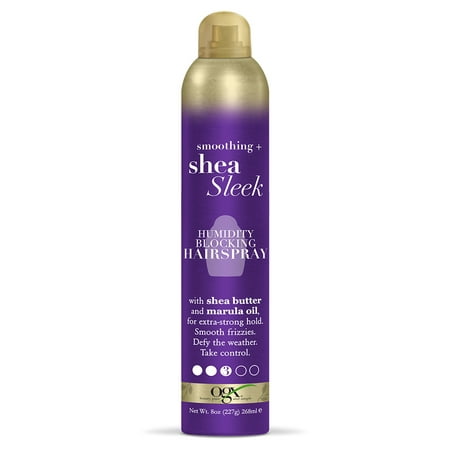OGX® Humidity Blocking Hairspray Smoothing + Shea Sleek, 8.0 FL