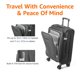 thumbnail image 4 of Equipaje de mano Amazon Basics Softside con candado TSA de 17 pulgadas, 4 of 7