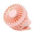 thumbnail image 4 of Ventilador personal con tapa de clip, 3 velocidades, pequeño, ligero, USB, portátil Rosa, 4 of 9