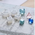 thumbnail image 2 of Mini moldes de silicona for pendientes, 4 formas: cubo, gatito, triángulo y más for hacer joyas de bricolaje, 2 of 5
