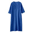 thumbnail image 3 of 2025 Women's New Casual Loose And Long Dress For Women T Shirts for Dress Tunic Dresses Womens Dresses below The Knee Waster Dress Dress for Women Casual Belted Dresses for Women Dress Casual Summer, 3 of 3