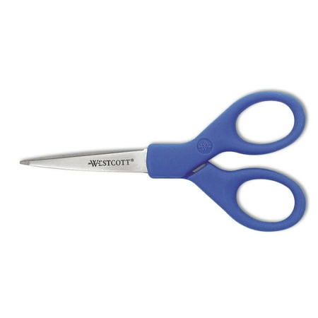 Westcott Preferred Line Stainless Steel Scissors, 5" Long, Blue