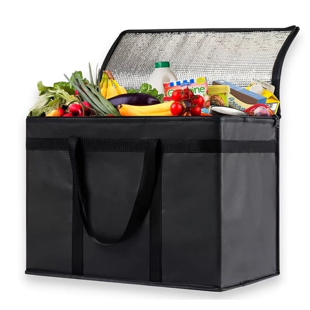 Keep Your Food Fresh Anywhere with Our Foldable Reusable Insulated Handbag - Perfect for Outdoor Camping, Picnic, and Food Delivery!