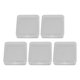 thumbnail image 1 of Cajas de almacenamiento de plástico, caja de embalaje vacía, contenedor Rectangular para piezas de joyería artesanal transparente, 5 uds., 1 of 8
