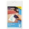 Avery Peel & Stick Dry Erase Sheets, 4 x 6, White, 5/Pack