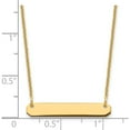 thumbnail image 3 of Custom Personalized 14K Small Polished Blank Bar Necklace 14k Yellow Gold: Jewelry by Sweet Pea - Made in USA, 3 of 5