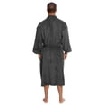 thumbnail image 2 of Texere Mens Luxury Terry Cloth Bathrobe - Modal & Organic Cotton (EcoComfort, Dark Shadow, XXLXXXL), 2 of 6