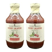 Gourmet Warehouse Cherry Jalapeno BBQ Sauce, 16 Oz, 2 pack