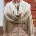 thumbnail image 1 of VONKY Accessory For Winter Winter Women Long Scarf With Sleeves Multiple Colors Available AcrylicFibers Coffee, 1 of 6