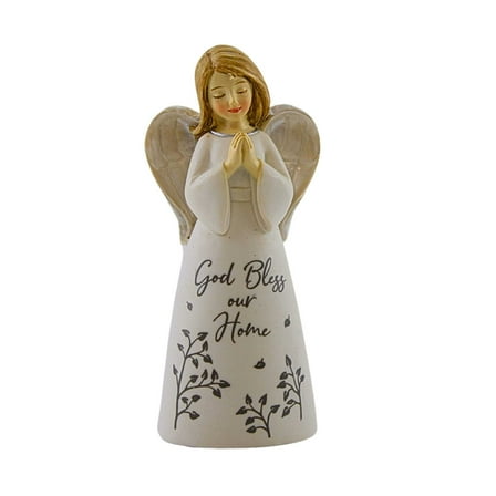 Roman 4.00In Home Angel, Polyresin, God Bless 12603